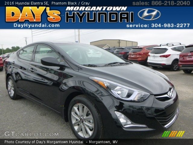 2016 Hyundai Elantra SE in Phantom Black