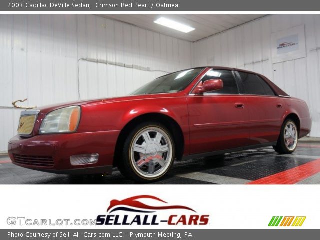 2003 Cadillac DeVille Sedan in Crimson Red Pearl