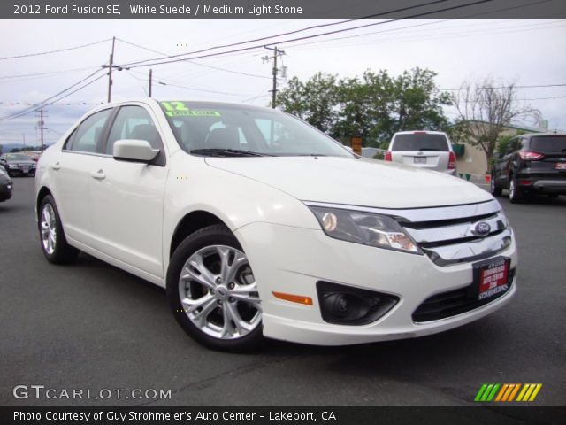 2012 Ford Fusion SE in White Suede