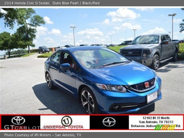 2014 Honda Civic Si Sedan in Dyno Blue Pearl