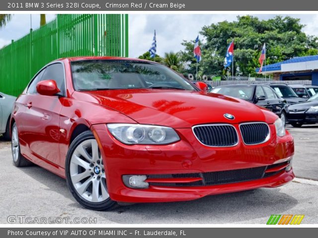 2011 BMW 3 Series 328i Coupe in Crimson Red