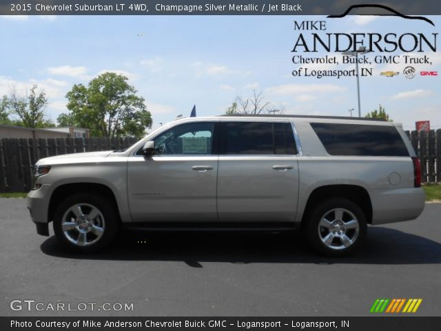 2015 Chevrolet Suburban LT 4WD in Champagne Silver Metallic