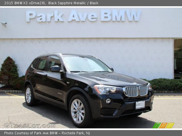 2015 BMW X3 xDrive28i in Black Sapphire Metallic