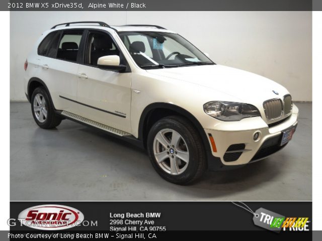 2012 BMW X5 xDrive35d in Alpine White