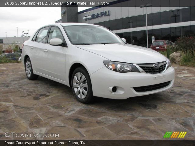 2009 Subaru Impreza 2.5i Sedan in Satin White Pearl