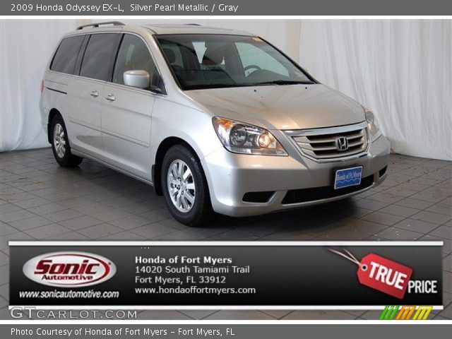 2009 Honda Odyssey EX-L in Silver Pearl Metallic