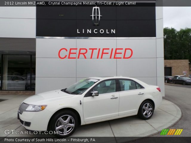2012 Lincoln MKZ AWD in Crystal Champagne Metallic Tri-Coat
