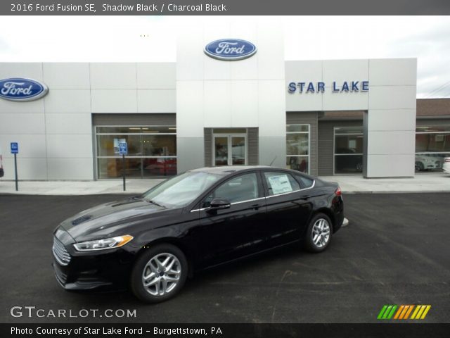 2016 Ford Fusion SE in Shadow Black