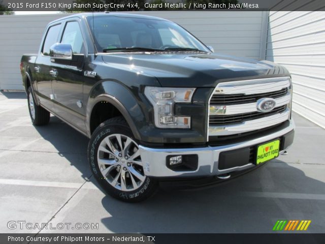 2015 Ford F150 King Ranch SuperCrew 4x4 in Guard Metallic