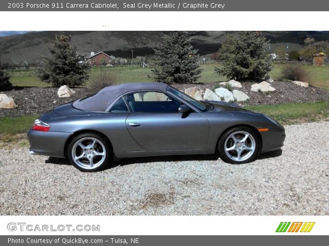 2003 Porsche 911 Carrera Cabriolet in Seal Grey Metallic