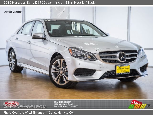 2016 Mercedes-Benz E 350 Sedan in Iridium Silver Metallic