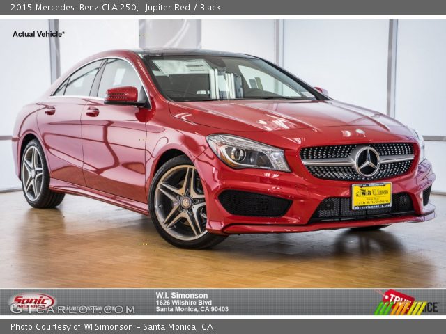 2015 Mercedes-Benz CLA 250 in Jupiter Red