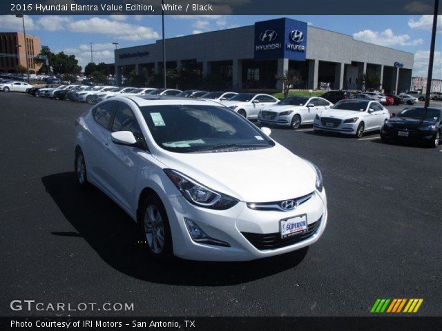 2016 Hyundai Elantra Value Edition in White