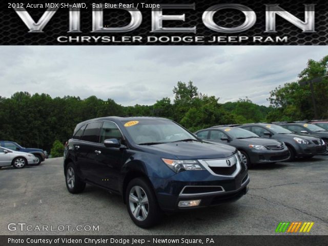 2012 Acura MDX SH-AWD in Bali Blue Pearl