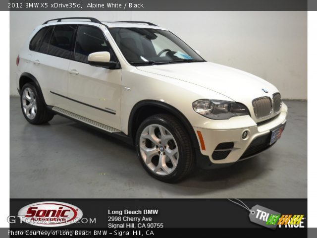 2012 BMW X5 xDrive35d in Alpine White
