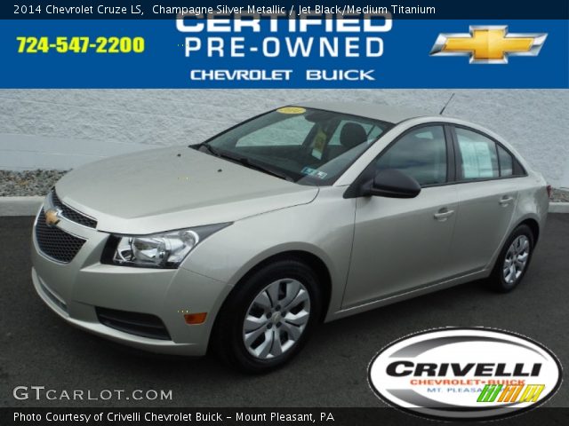 2014 Chevrolet Cruze LS in Champagne Silver Metallic