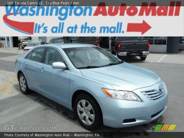 2008 Toyota Camry LE in Sky Blue Pearl