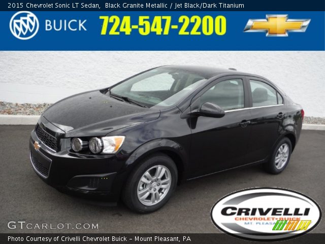 2015 Chevrolet Sonic LT Sedan in Black Granite Metallic