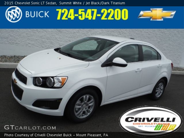 2015 Chevrolet Sonic LT Sedan in Summit White