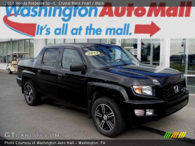 2013 Honda Ridgeline Sport in Crystal Black Pearl