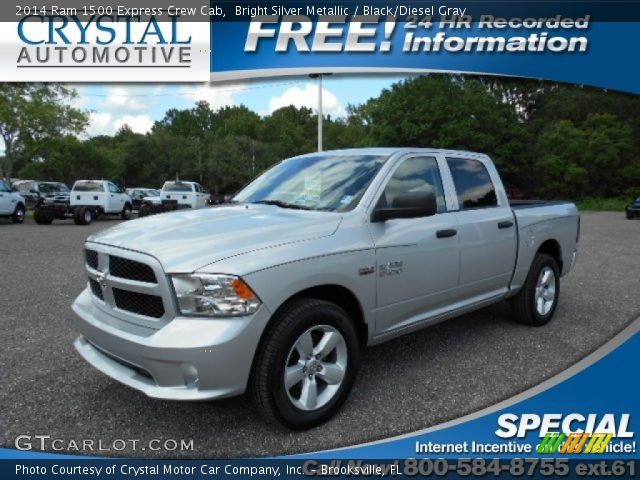 2014 Ram 1500 Express Crew Cab in Bright Silver Metallic
