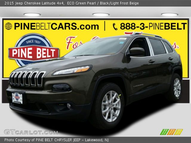 2015 Jeep Cherokee Latitude 4x4 in ECO Green Pearl