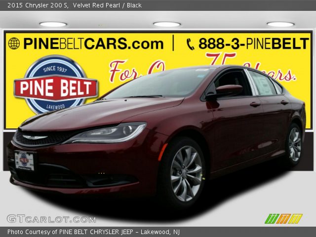 2015 Chrysler 200 S in Velvet Red Pearl