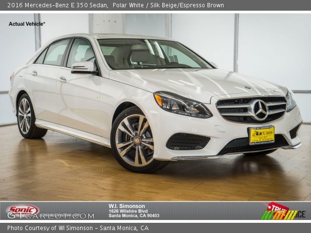 2016 Mercedes-Benz E 350 Sedan in Polar White