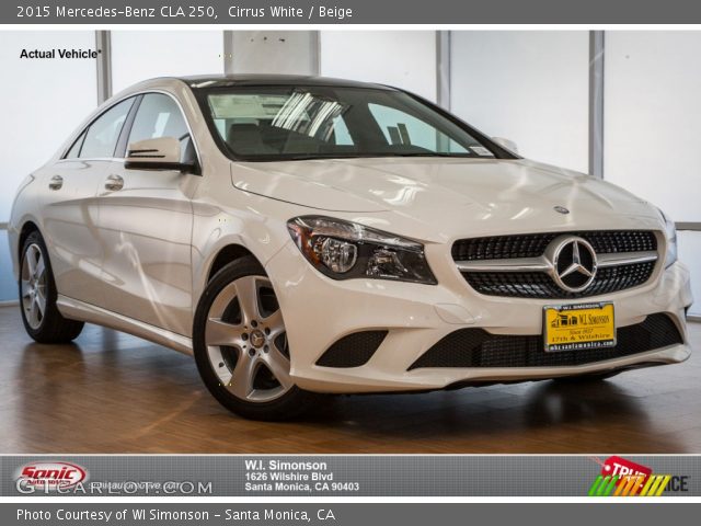 2015 Mercedes-Benz CLA 250 in Cirrus White