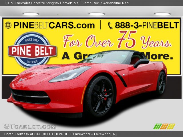 2015 Chevrolet Corvette Stingray Convertible in Torch Red