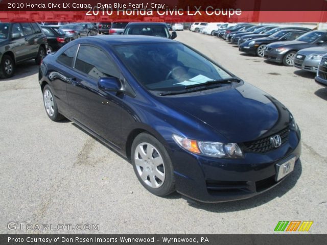 2010 Honda Civic LX Coupe in Dyno Blue Pearl