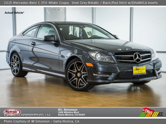 2015 Mercedes-Benz C 350 4Matic Coupe in Steel Grey Metallic