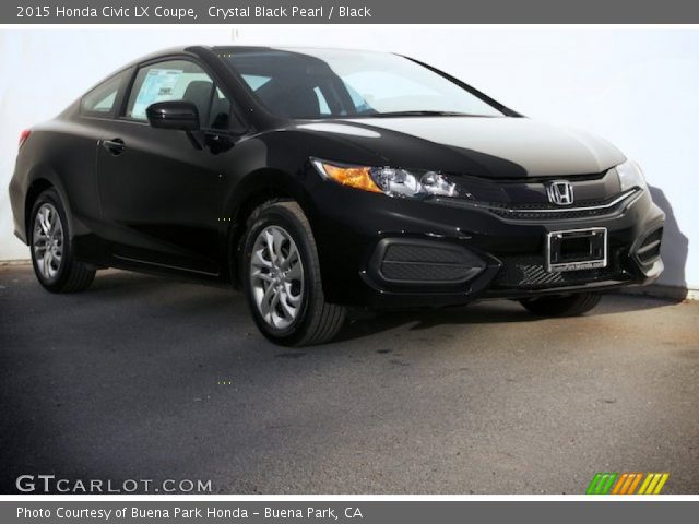 2015 Honda Civic LX Coupe in Crystal Black Pearl