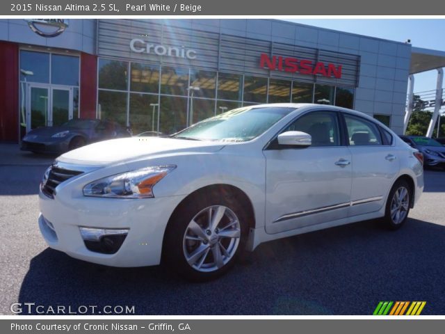 2015 Nissan Altima 2.5 SL in Pearl White