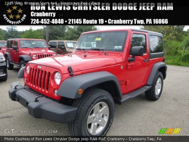 2015 Jeep Wrangler Sport 4x4 in Firecracker Red