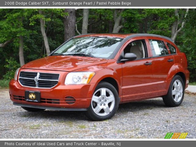 2008 Dodge Caliber SXT in Sunburst Orange Pearl