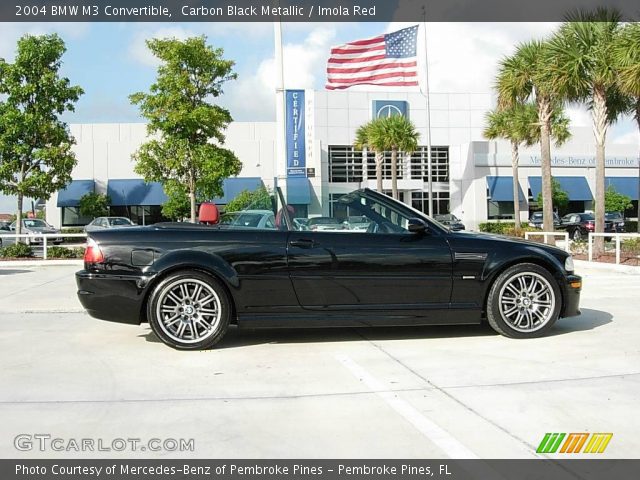 2004 BMW M3 Convertible in Carbon Black Metallic