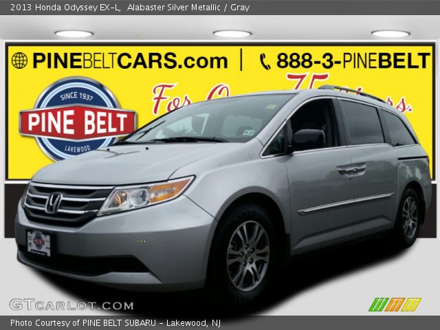 2013 Honda Odyssey EX-L in Alabaster Silver Metallic