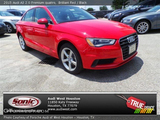 2015 Audi A3 2.0 Premium quattro in Brilliant Red