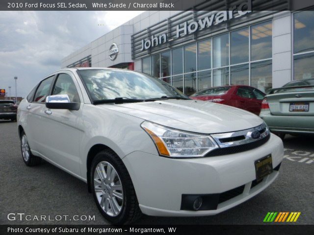 2010 Ford Focus SEL Sedan in White Suede
