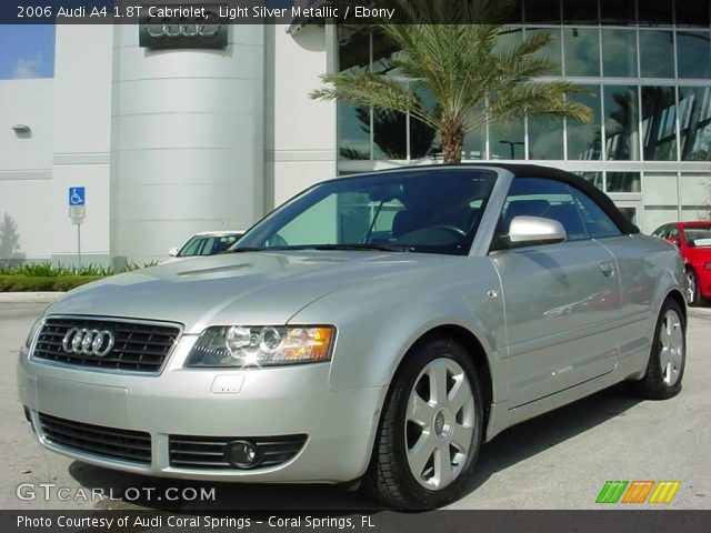 2006 Audi A4 1.8T Cabriolet in Light Silver Metallic