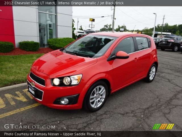 2012 Chevrolet Sonic LT Hatch in Inferno Orange Metallic