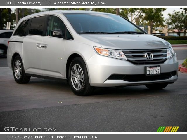 2013 Honda Odyssey EX-L in Alabaster Silver Metallic