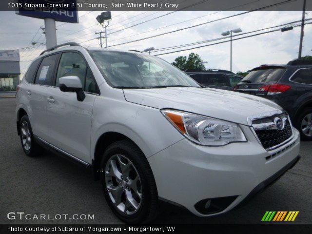 2015 Subaru Forester 2.5i Touring in Satin White Pearl