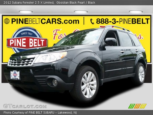 2012 Subaru Forester 2.5 X Limited in Obsidian Black Pearl