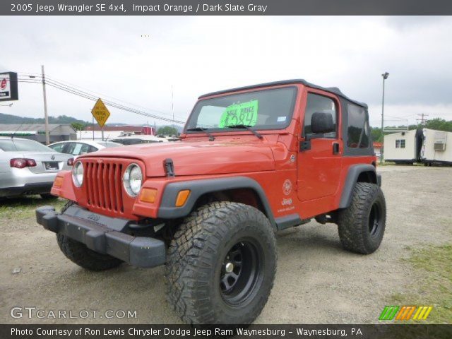 2005 Jeep Wrangler SE 4x4 in Impact Orange