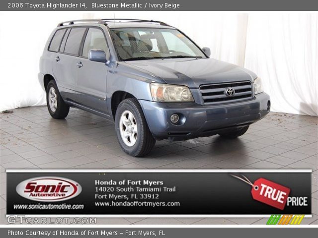 2006 Toyota Highlander I4 in Bluestone Metallic