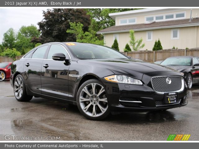 2013 Jaguar XJ XJ AWD in Ebony Black