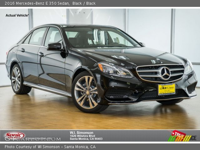 2016 Mercedes-Benz E 350 Sedan in Black