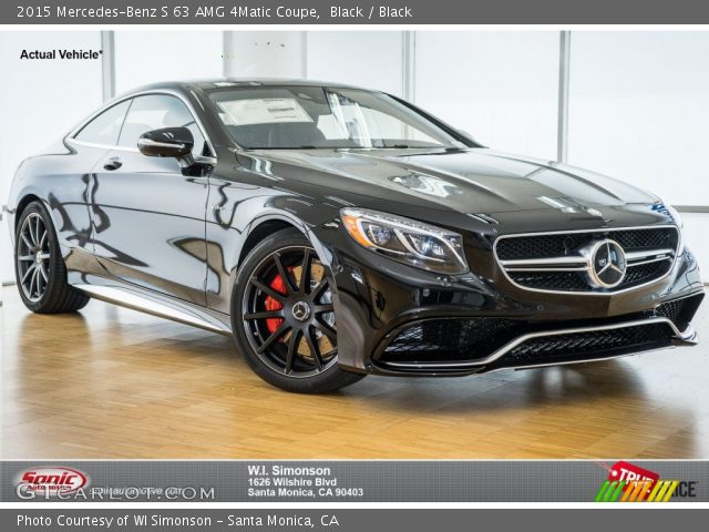 2015 Mercedes-Benz S 63 AMG 4Matic Coupe in Black